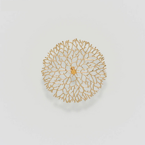 wall decoration golden coral middle size