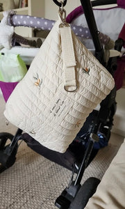 Portable stroller nappy bag