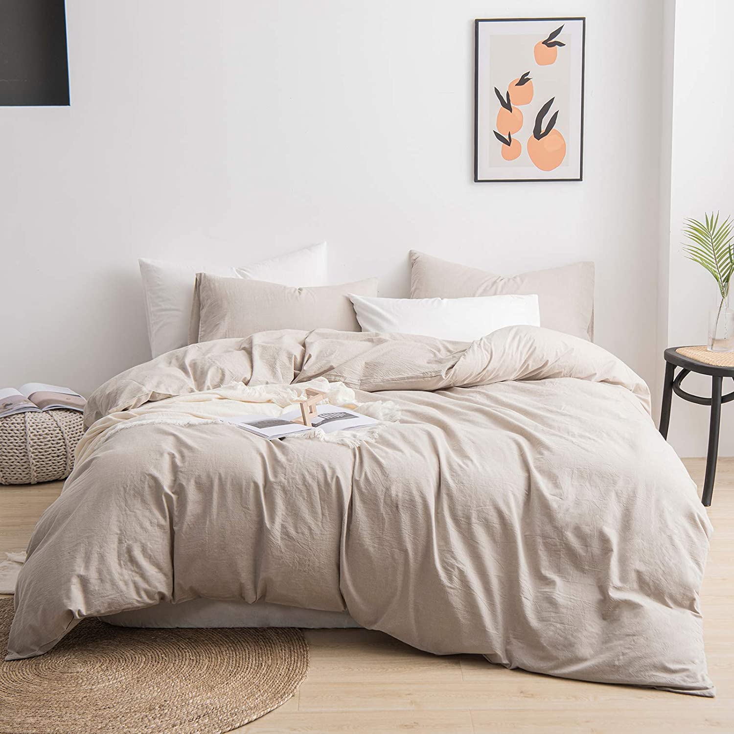 Natural bed linen