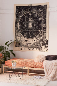 wall sheet decor star tapestry