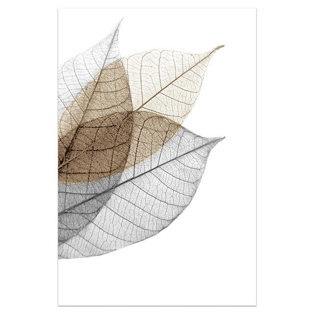 wall decor canva paintings watercolor leaves