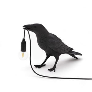modern designer lamp black raven original gift!