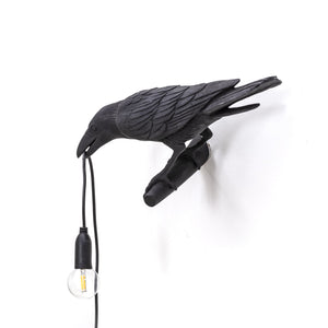 This modern sconce lamp in minimalistic nordic style in a shape of a raven  will become a special decoration in your interior. It could also be an original beautiful gift!