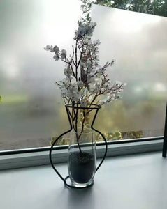 Vase de fleurs en fer nordique de style nordique