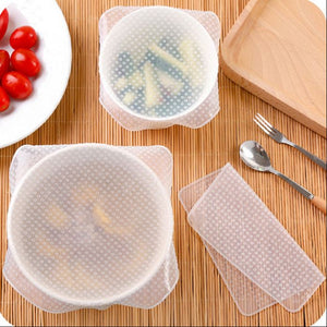 Stretching Silicone Food Cover