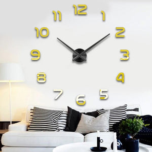 Extra Large 3D DIY Wall Clock