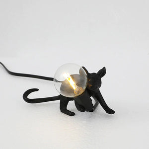 unusual lamp black mouse original beautiful gift!
