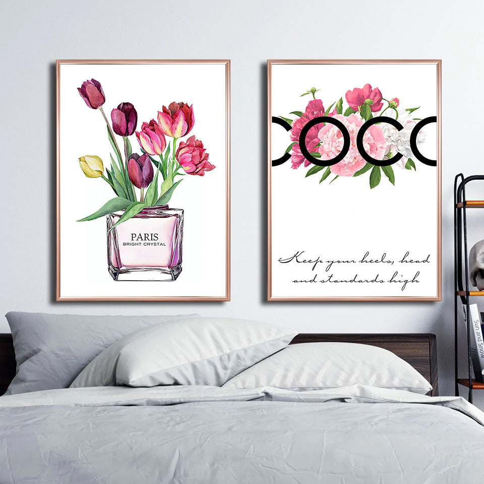 home decorative pictures Coco tulips