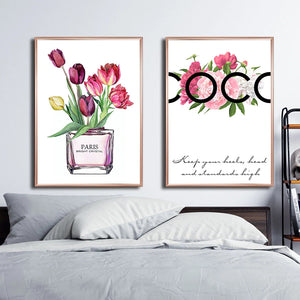 home decorative pictures Coco tulips
