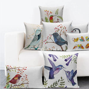home decor online shopping birds pillows