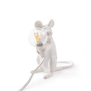 This modern lamp in minimalistic nordic style in a shape of a mouse will become a special decoration in your interior. It could also be an original beautiful gift!