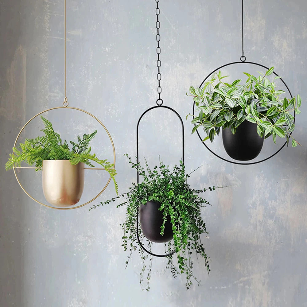 wall hanging decorative flower pot