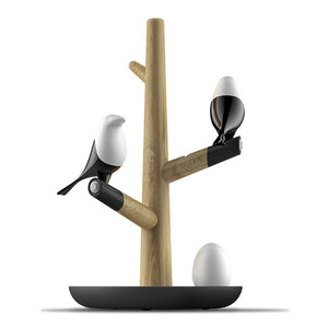 This beautiful designer lamp in a shape of 2 birds sitting on a tree in minimalistic nordic style will be a stylish decoration of  your interior or an original gift.