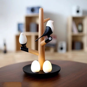 buy designer lamp two birds  on a tree  original gift