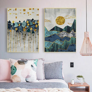 wall decor canva paintings, abstract design